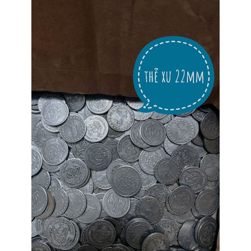 Xu thẻ game 22mm combo 100thẻ đã sử dụng còn mới 95%