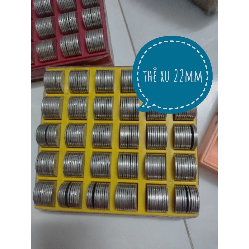 Xu thẻ game 22mm combo 100thẻ đã sử dụng còn mới 95%