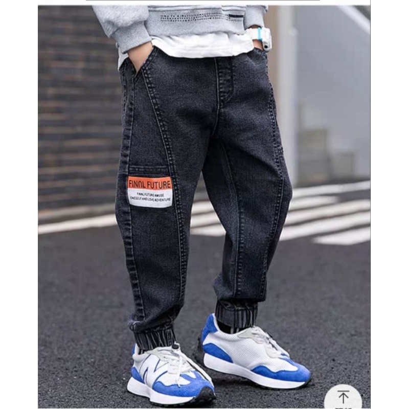 Quần jean dài bé trai sz 18_55kg ,quần bò dài bé đi học đi chơi chất mềm co giãn