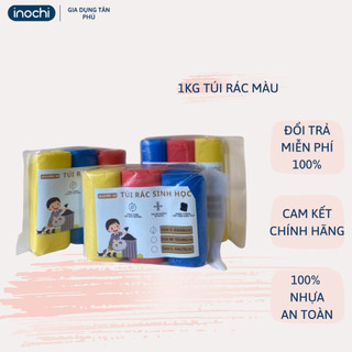 1kg Túi đựng rác sinh học tự hủy nhiều size lựa chọn. Chất liệu nhựa dày dặn không rách/ rỉ nước