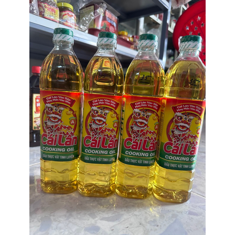 Dầu ăn Cái Lân 1lit -Dầu thực vật tinh luyện - Dầu ăn 1 lít
