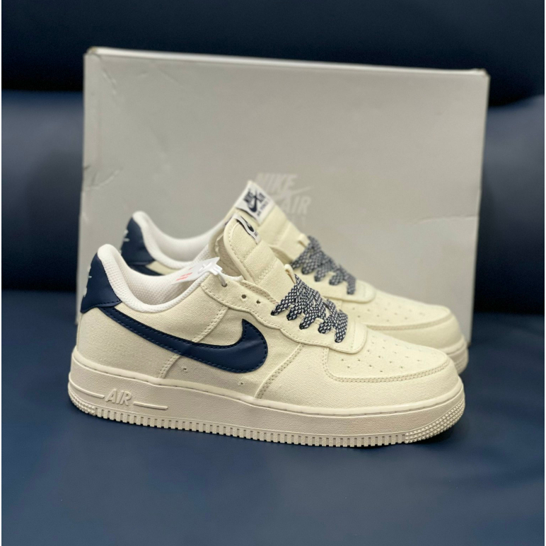 Giày_nike air force 1 canvas navy, giầy_nike af1 Vải Canvas Vệt Than, giày thể thao sneaker nam nữ hàng cao cấp big size | BigBuy360 - bigbuy360.vn