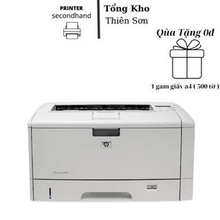 Máy in cũ HP 5200 In giấy A3,A4 - tặng kèm hộp mực, dây nguồn ,dây USB mới