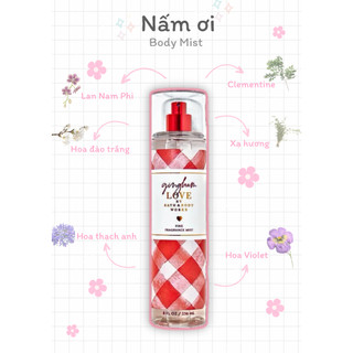  Xịt thơm toàn thân - 𝐆𝐈𝐍𝐆𝐇𝐀𝐌 𝐋𝐎𝐕𝐄 - BATH & BODY WORKS