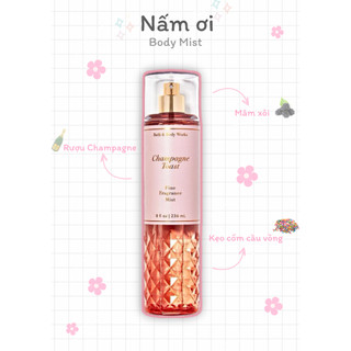  Xịt thơm toàn thân - 𝐂𝐇𝐀𝐌𝐏𝐀𝐆𝐍𝐄 𝐓𝐎𝐀𝐒𝐓 - BATH & BODY WORKS