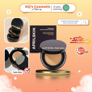 Phấn Nước Mỏng Nhẹ April Skin Black Magic Snow Cushion 15g