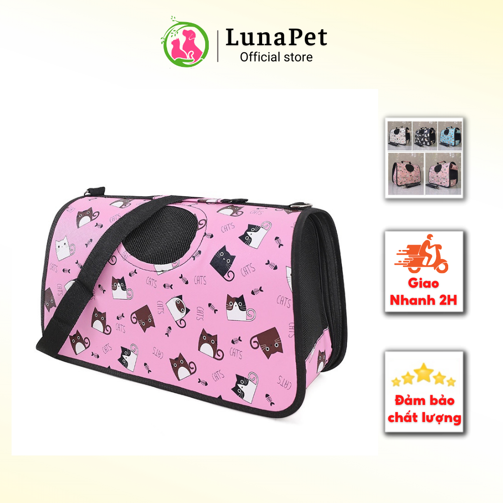 Túi vận chuyển chó mèo Luna Pet TV01 thuận tiện mang thú cưng đi du lịch