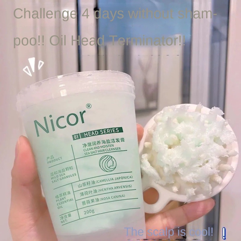 Muối biển tẩy tế bào chết cho tóc hàng nội địa trung