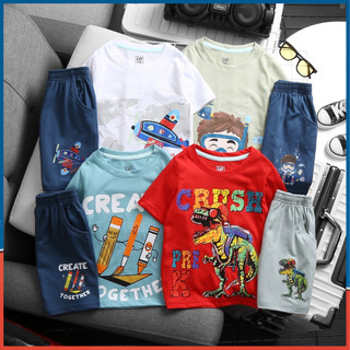 Đồ bộ bé trai size 12kg-29kg chất cotton co giãn 4 chiều mềm mịn mát.1672
