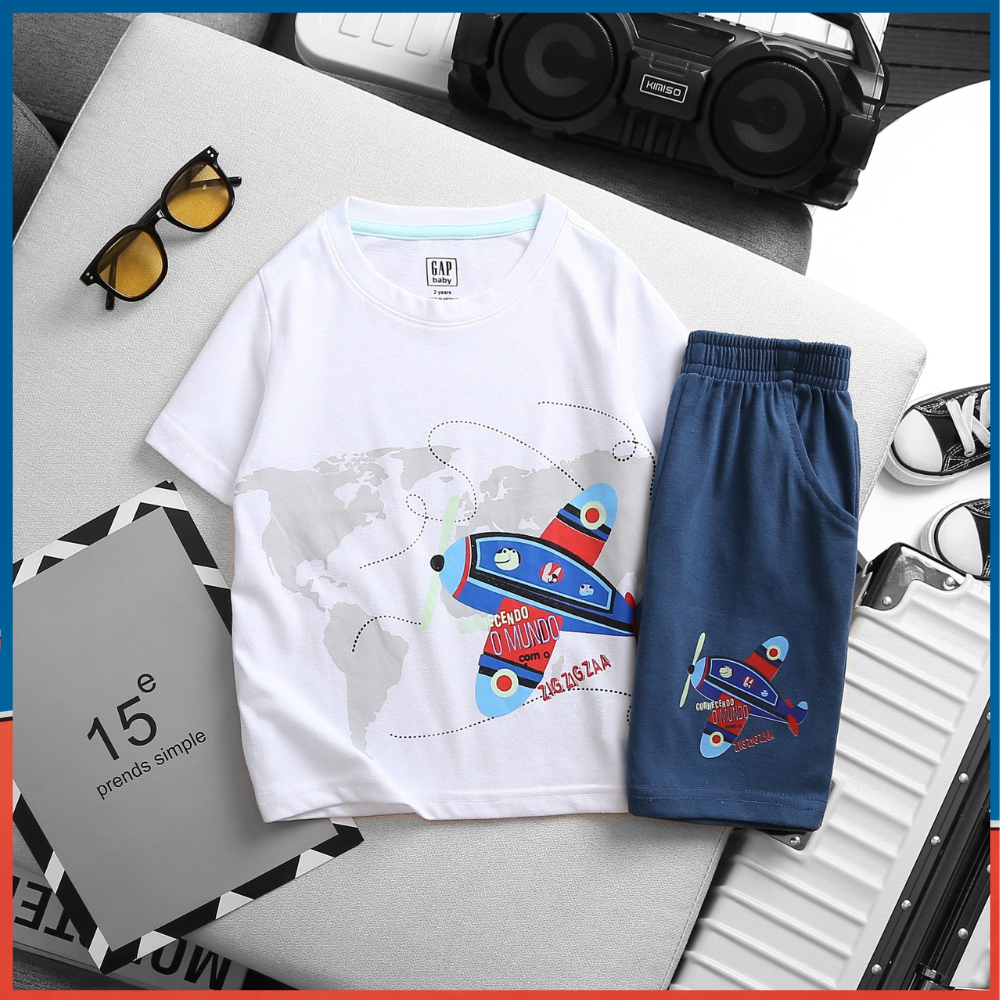 Đồ Bộ Bé Trai Size 12kg-29kg Chất Cotton Co Giãn 4 Chiều Mềm Mịn Mát.1672