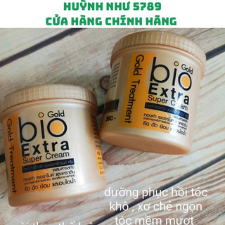 Kem ủ, hấp, xả tóc gold bio extra 500ml
