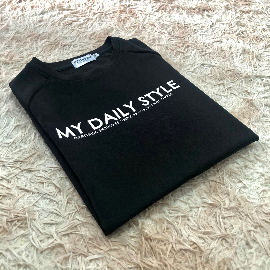 Set đồ thun nam, nữ Xuân Hè "MY DAILY STYLE" . Bộ đồ thun trendy 2023.