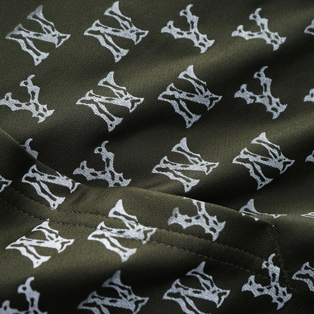 Bigsize - Áo khoác vải cua in toàn  thân N Y unisex form big size 85-130kg