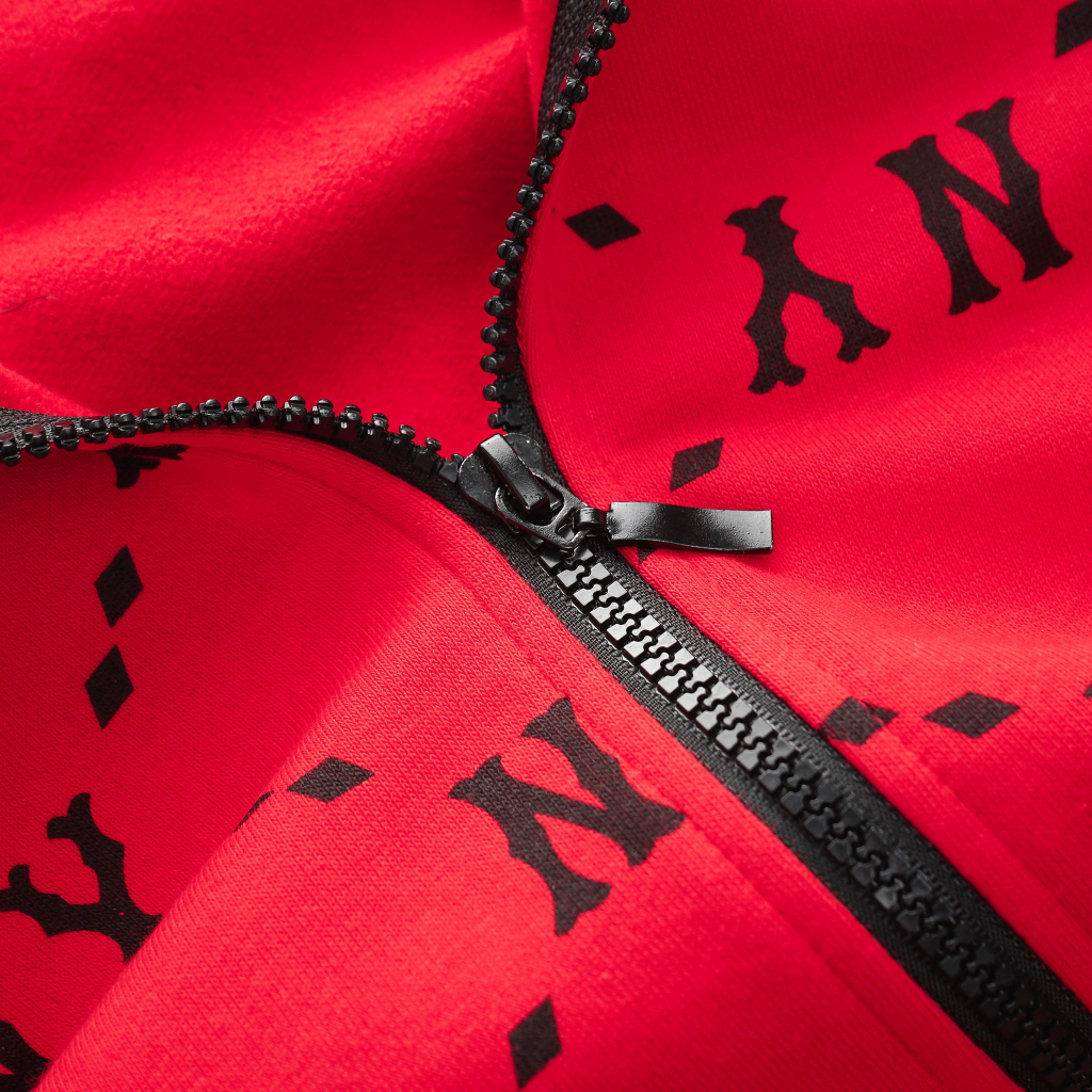 Bigsize - Áo khoác vải cua in toàn  thân N Y unisex form big size 85-130kg