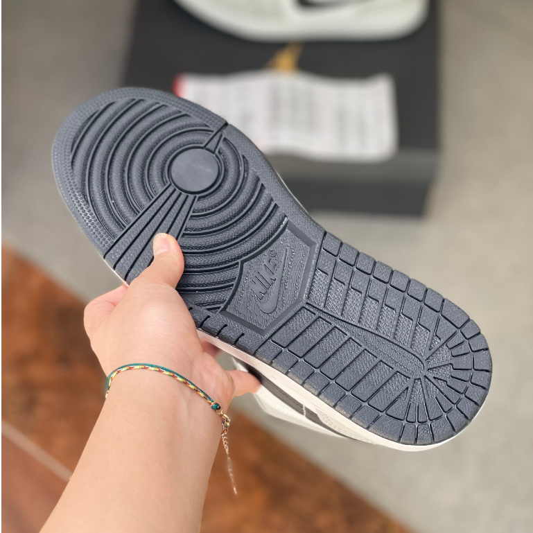 Giày thể thao Jordan 1 cổ thấp xám smoke phiên bản cao cấp, giày Sneaker jd1 low smoke grey xám