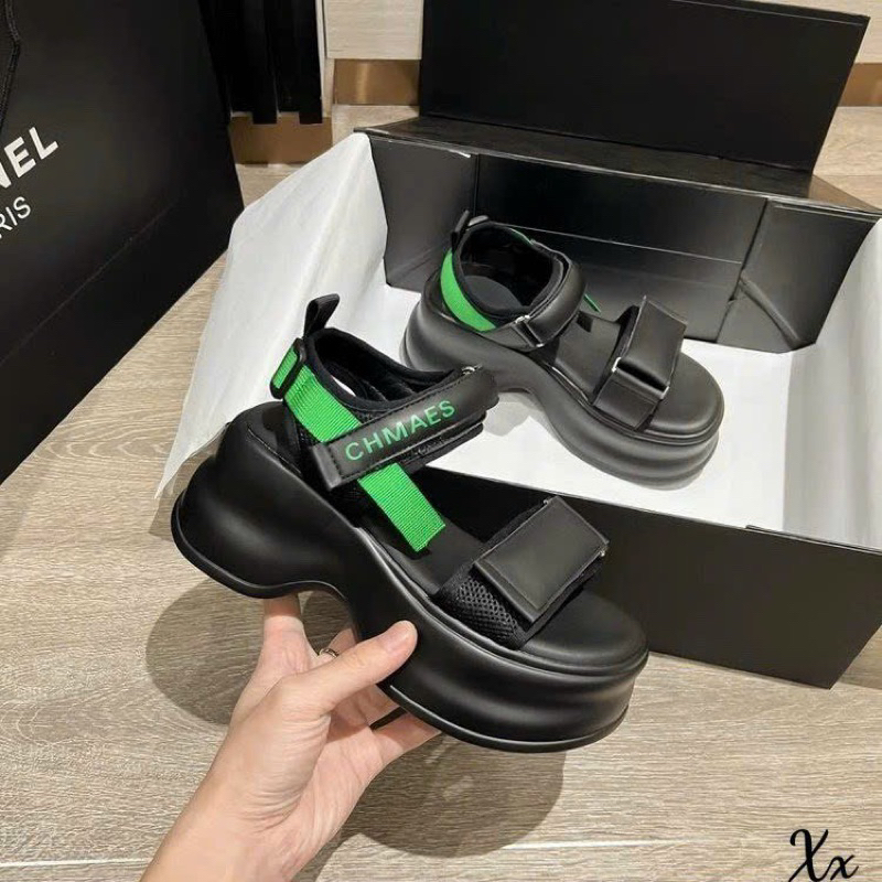 Sandal nữ đế xuồng quai dán ngang mẫu mới hót 2023- Hàng QC