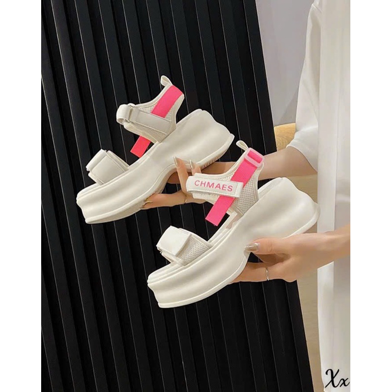 Sandal nữ đế xuồng quai dán ngang mẫu mới hót 2023- Hàng QC