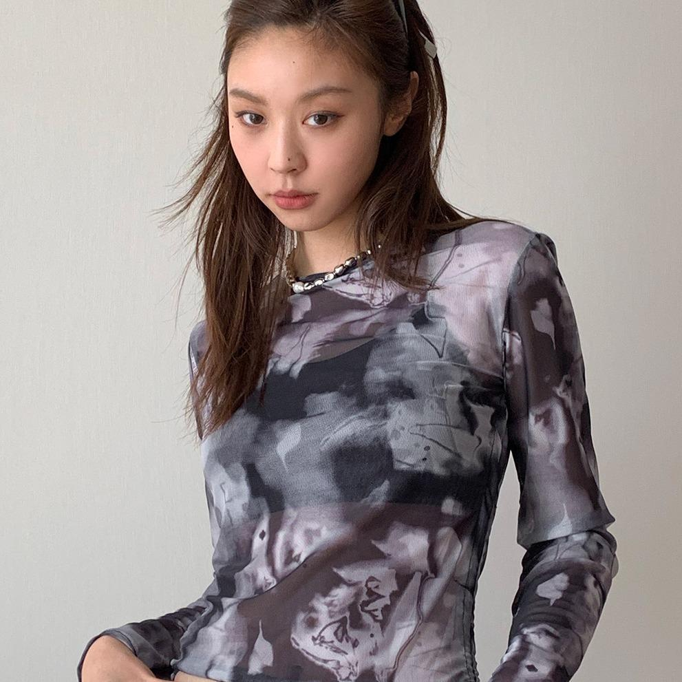 Set áo loang cổ tròn dài tay kèm áo quây nữ - Thun kiểu mix 2s bánh bèo tiểu thư hotgirl cá tính phong cách hàn quốc đẹp