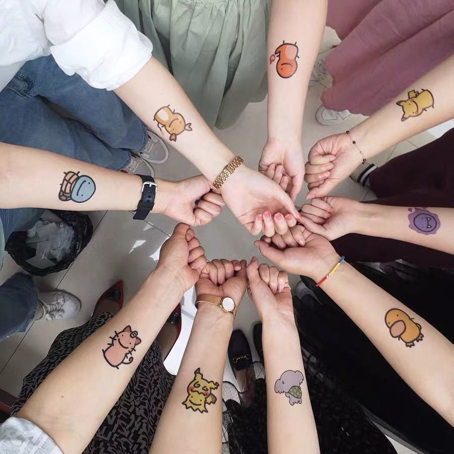 Set 30 Tấm Hình Xăm Nước Pokemon Siêu Lầy Sticker dán pikachu