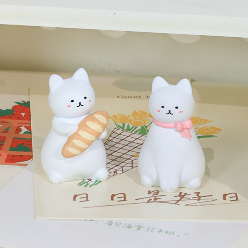 Mô hình Mèo Mini trưng bày trang trí để bàn