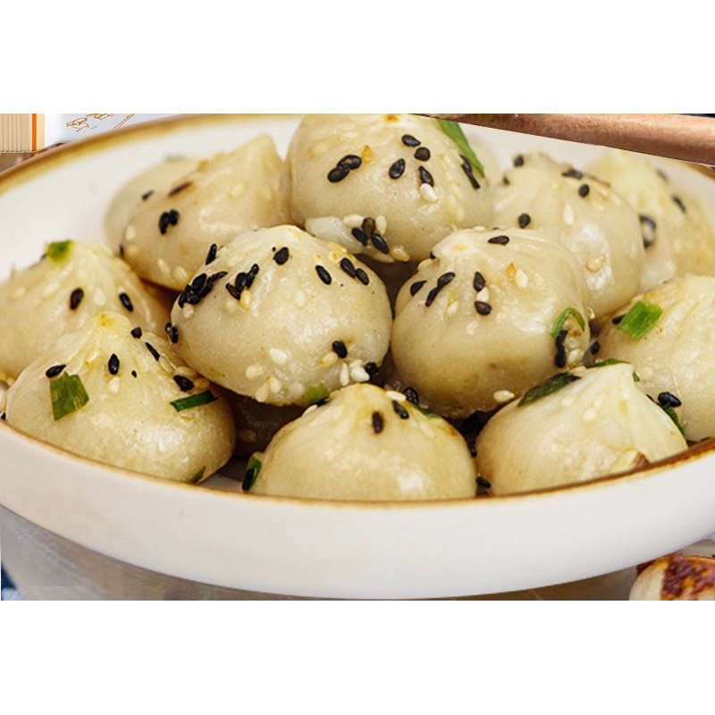Bánh bao há cảo nhân thịt pha lê trắng