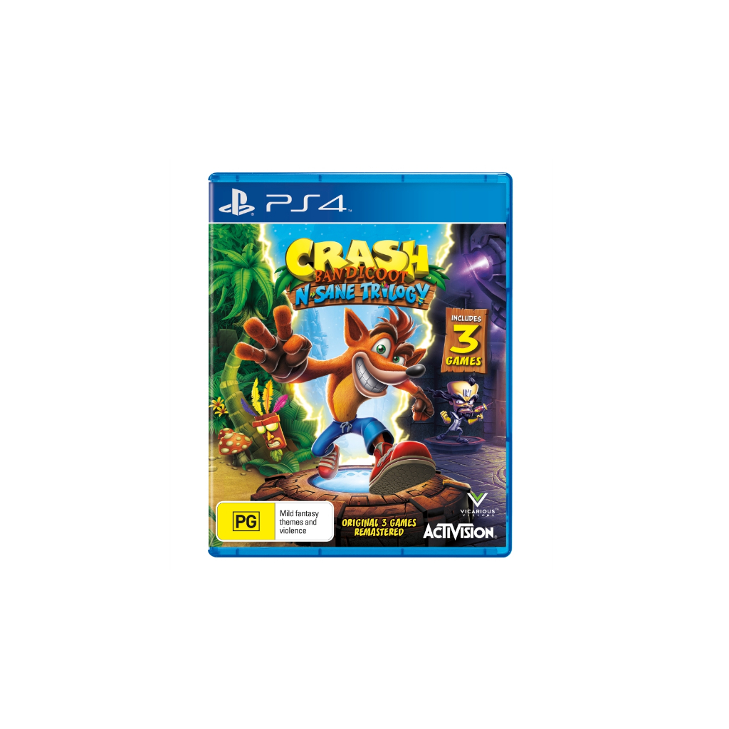 Đĩa Game Ps4: Crash Bandicoot: N. Sane Trilogy