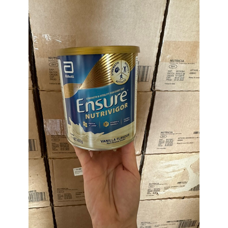Sữa Ensure Anh Shake Vanilla 400g date 2024-2025!