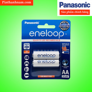 Pin Sạc Eneloop Panasonic AA 2000mAh Chính Hãng Xuất Xứ Nhật Bản - Tặng Hộp Đựng Pin Trắng
