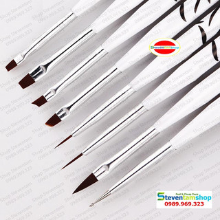Bộ cọ vẽ Nail 8 cây