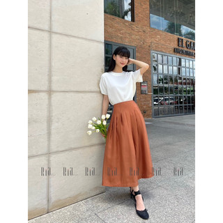 Ria de leidi - set đồ nữ, áo kiểu hàn quốc, chân váy dài sang trọng | silky fall
