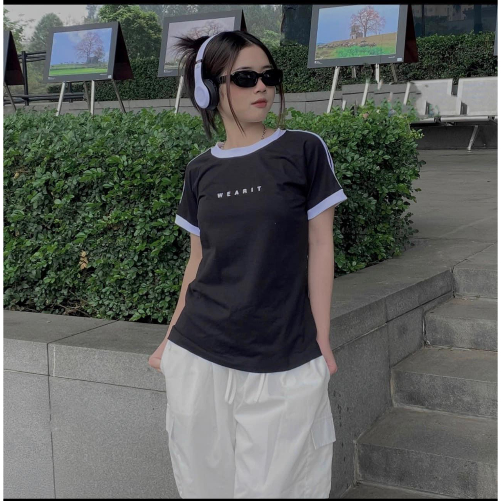 [ Kèm ảnh thật] Áo Thun Baby Tee Thêu Logo W Chất Thun Tăm Form Đẹp, Áo Phông Tay Lỡ Dáng Vừa Hot Trend | BigBuy360 - bigbuy360.vn