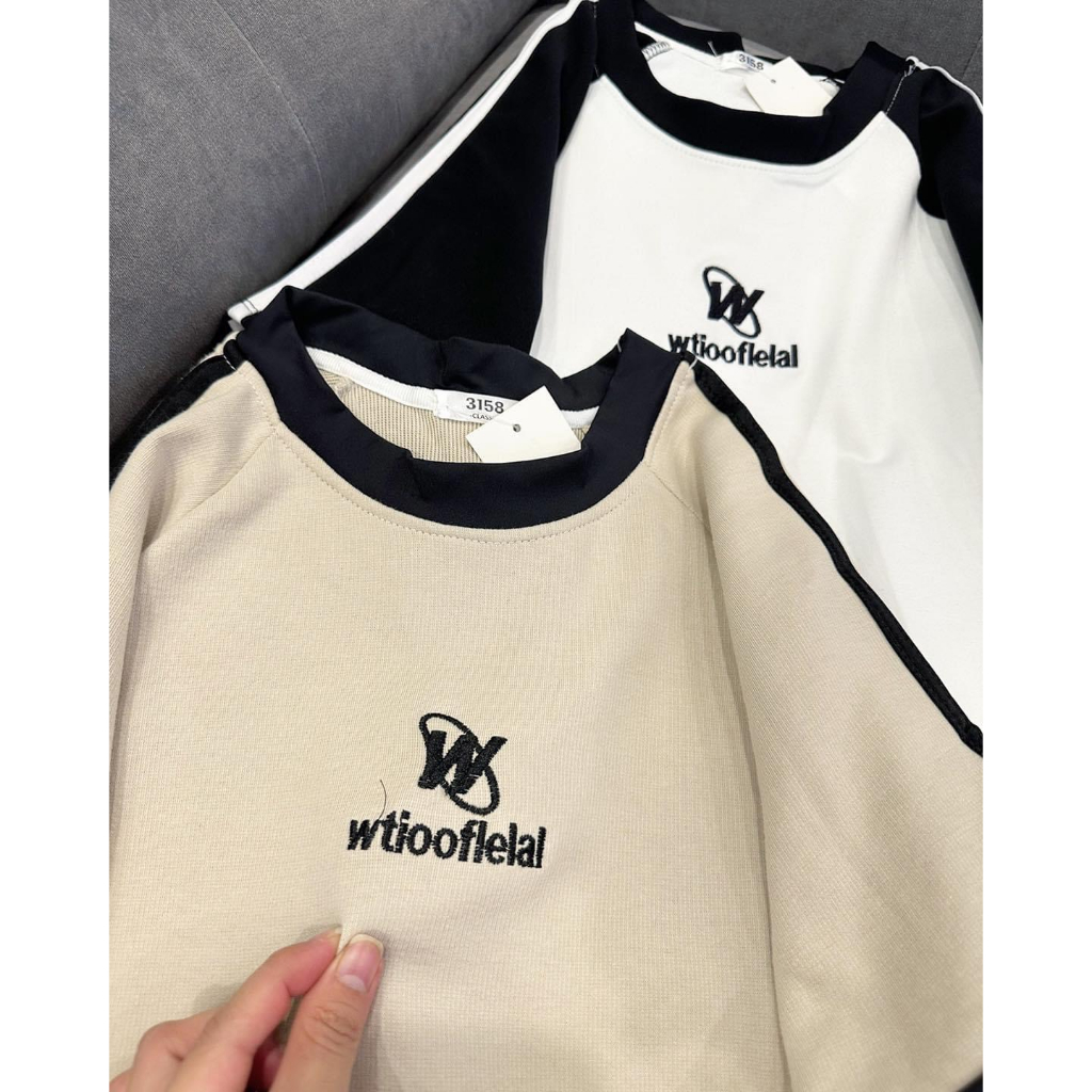 [ Kèm ảnh thật] Áo Thun Baby Tee Thêu Logo W Chất Thun Tăm Form Đẹp, Áo Phông Tay Lỡ Dáng Vừa Hot Trend | BigBuy360 - bigbuy360.vn