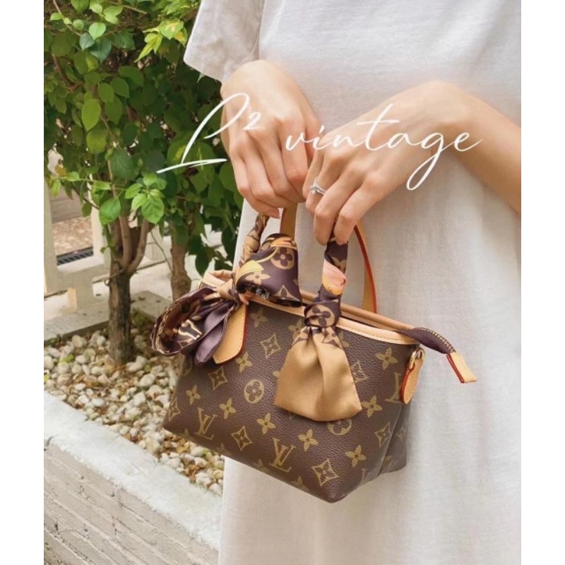 Túi xách dành cho nữ LV SZ19CM da thật 100% bản 2 quai cực đẹp kèm hộp hãng