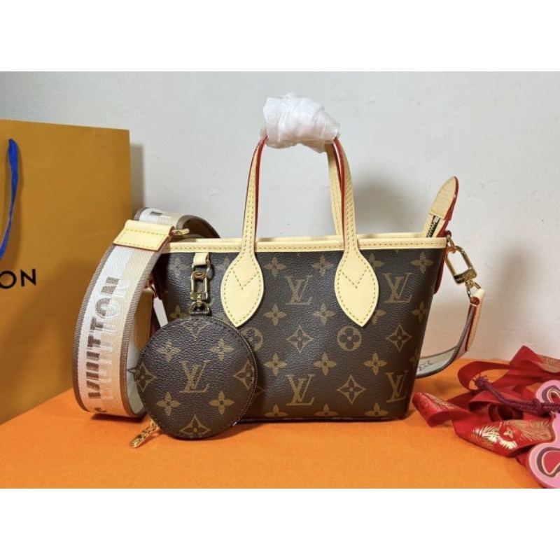 Túi xách dành cho nữ LV SZ19CM da thật 100% bản 2 quai cực đẹp kèm hộp hãng