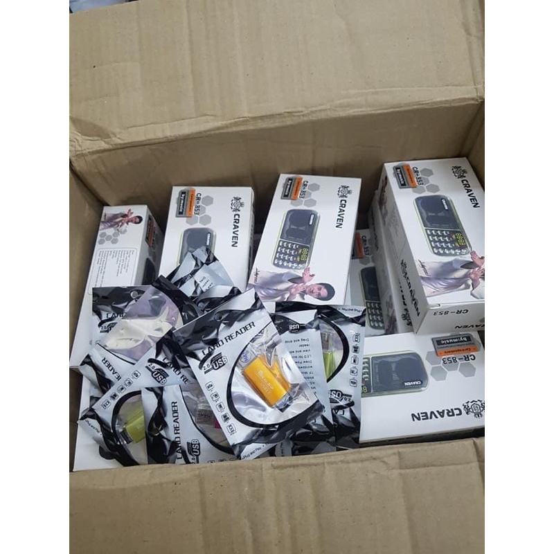 Đài caraven583 + thẻ 8G