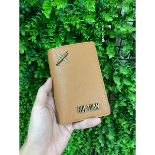 Passport Cover - Vỏ Bọc Hộ Chiếu Da [inbox chọn tên và charm]
