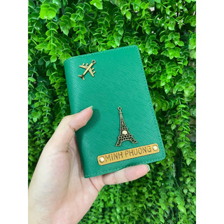 Passport Cover - Vỏ Bọc Hộ Chiếu Da [inbox chọn tên và charm]
