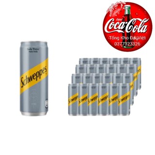 nước Soda water schweppes 24x320ml [Date xa]- đồ pha chế