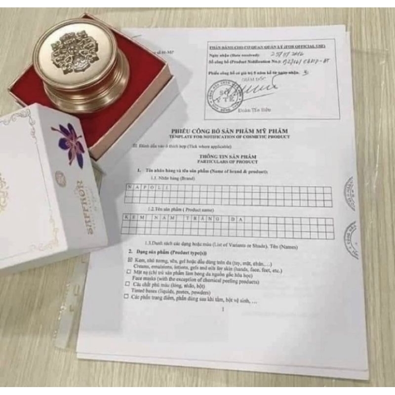 Kem Face Nám Saffon