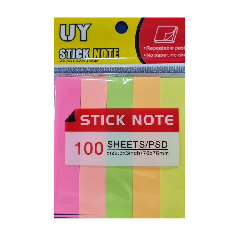 Giấy phân trang màu 100 cái / Giấy note trình ký giấy màu Neon