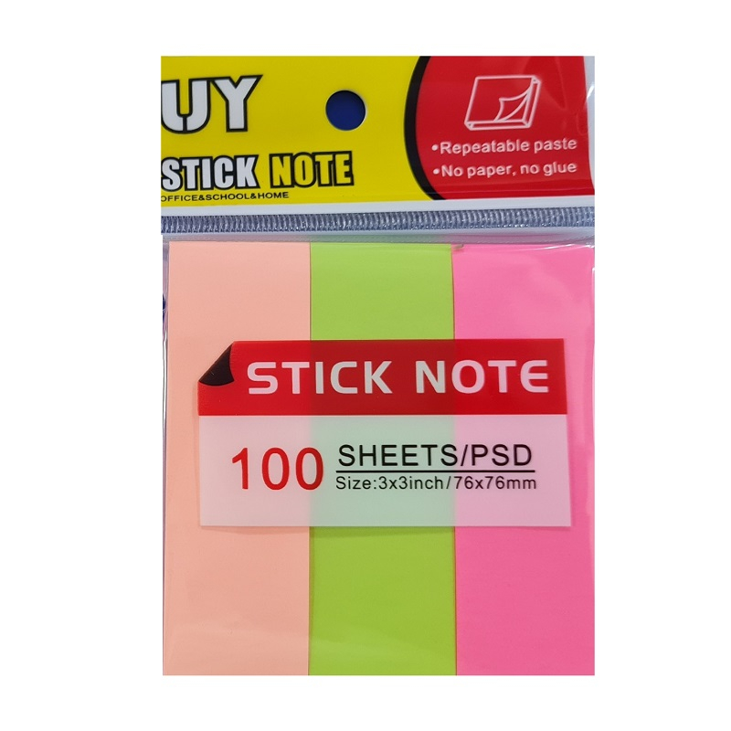 Giấy phân trang màu 100 cái / Giấy note trình ký giấy màu Neon
