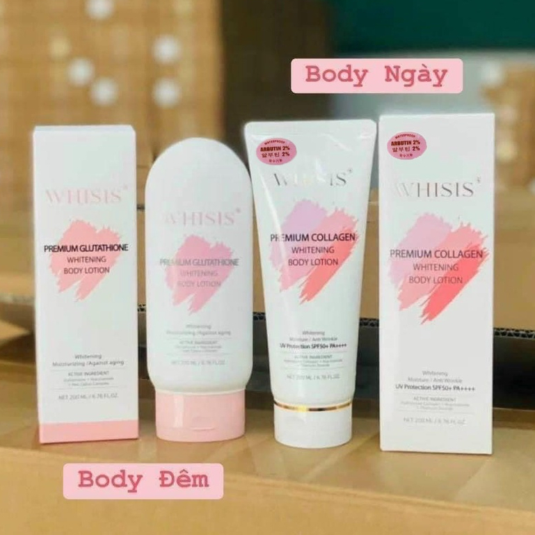 Kem dưỡng thể body Whisis ban đêm 200ml