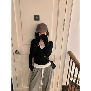 Áo thun dài tay mix màu baczic xinh hàng QC -SinNa