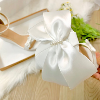 01 Cái - Phụ kiện nơ, hoa đính giày xinh xắn ( không có keo hay kẹp kèm theo ạ )