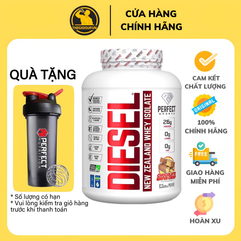 Diesel New Zealand Whey isolate whey protein cao cấp nhất thị trường Việt Nam hiện tại