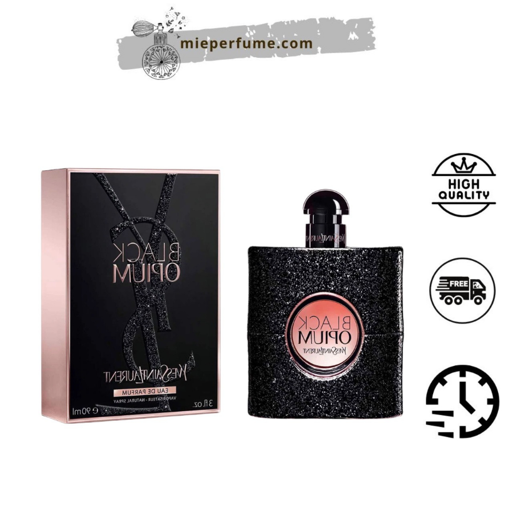 Nước hoa nữ YSL Black Opium EDT dung tích 90ml - Dầu thơm nữ hương thanh mát của trái cây đậm đà quyến rũ - MIE PERFUME