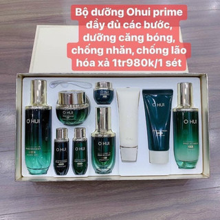 Set dưỡng OHUI xanh Prime Advancer dưỡng căng bóng, CHỐNG NHẮN , nâng cơ và phục hồi da MẪU MỚI 2023