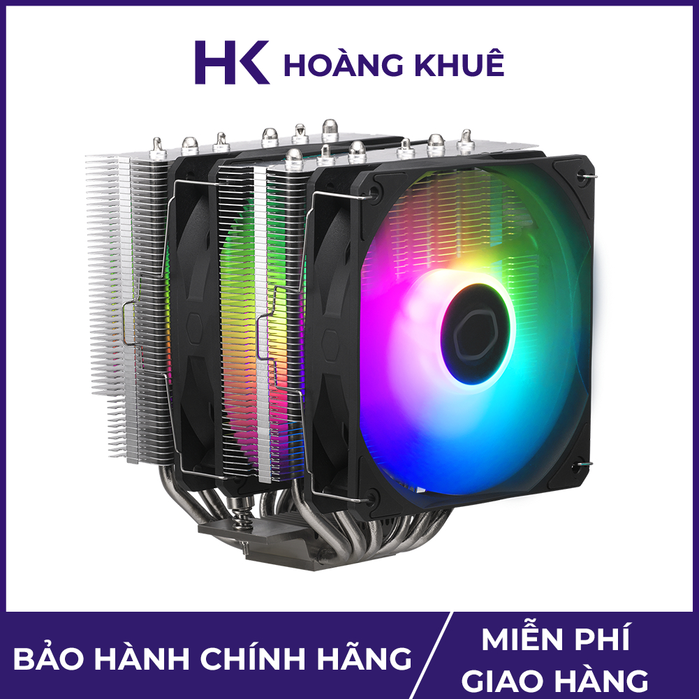 Tản nhiệt khí CPU Cooler Master HYPER 620S - Hỗ trợSocket LGA 1700 / 1200 / 1151 / 1150 / 1155 / 1156 AMD AM5 AM4