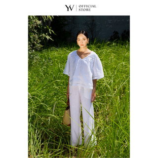 Áo linen cổ v - yv le & co