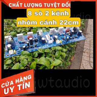 Mạch công suất âmli 8 sò 2 kênh trên cùng một bo mạch